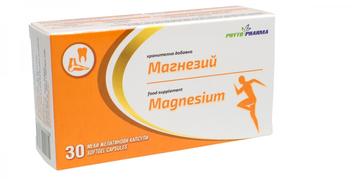 МАГНЕЗИЙ капсули 250 мг. * 30 ФИТОФАРМА /Magnesium 30 sofgel capsules * 250 mg/ 