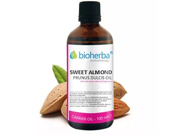 БИОХЕРБА МАСЛО ОТ СЛАДЪК БАДЕМ 100 мл/ Bioherba Sweet almond carrier oil 100 ml
