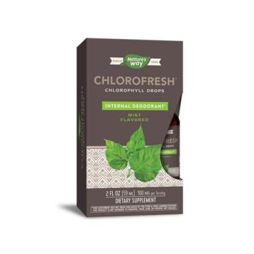 Chlorofresh® Chlorophyll Drops/ Хлорофреш® Хлорофил Капки х 59 ml (без алкохол) с ментов вкус
