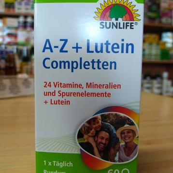 Сънлайф Витамини А-Z + лутеин 60 таблетки