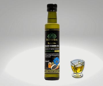 EcoIdeal МАСЛО ОТ ЧЕРЕН КИМИОН 250ml / Nigella Sativa oil 250 ml 