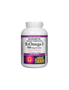 RxOmega-3 Maximum Triple Strength Рибено масло 1425 mg (900 mg EPA/DHA)х 150 софтгел капсули