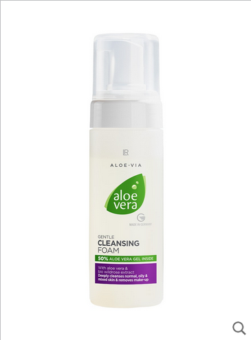 Aloe Vera Нежна почистваща пяна за Лице за Свежа и Витализирана кожа  150 ml