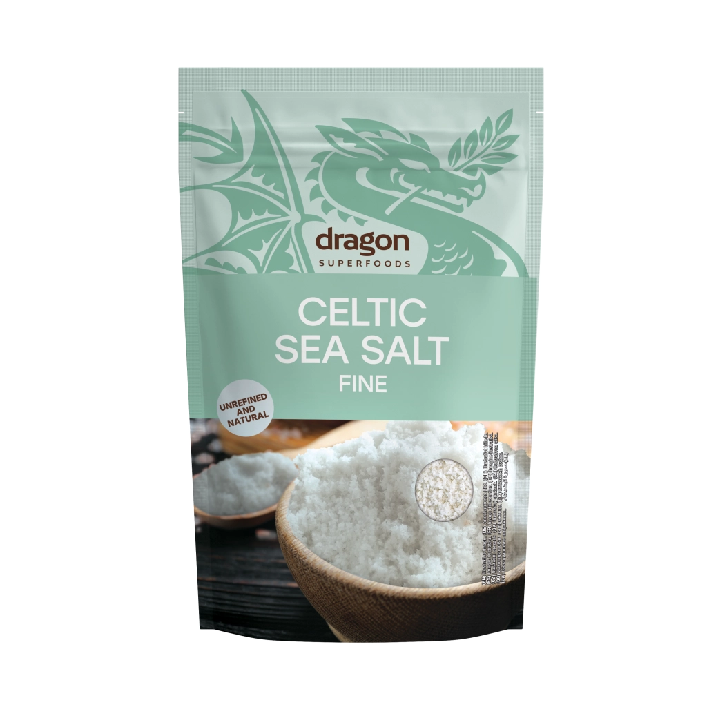 Келтска Морска Сол Фина, 500g, Dragon Superfoods