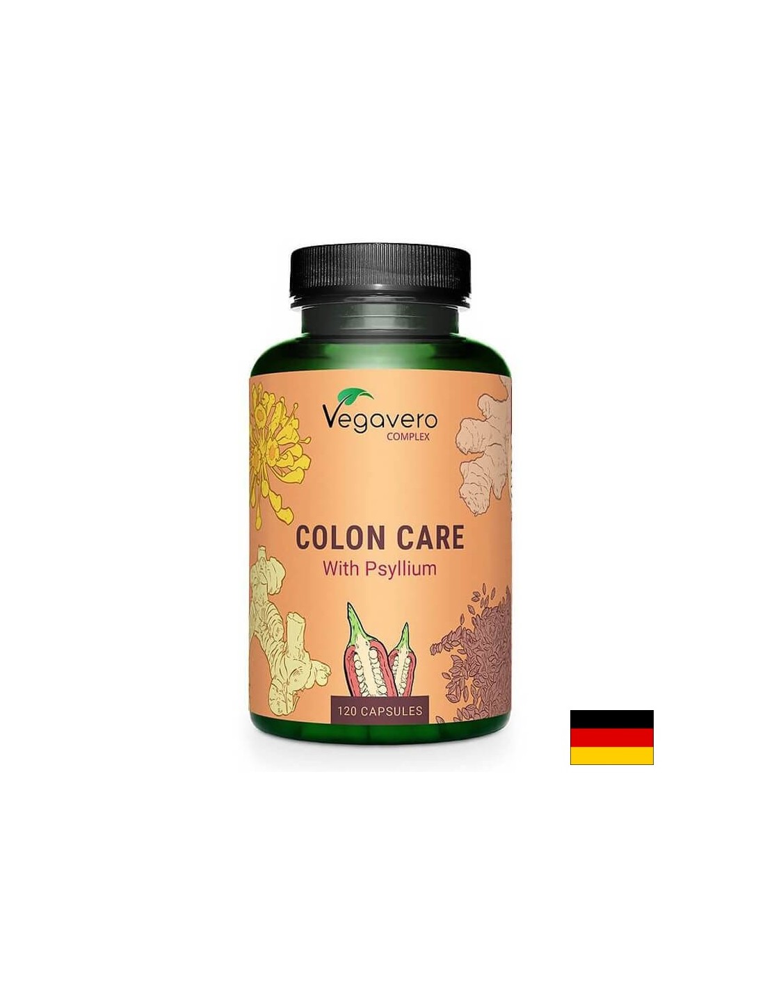 Colon Care Complex За детокс на дебелото черво 120 капсули, 100% Vegan