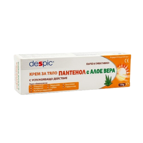 Despic Крем за тяло с  Пантенол и Алое Вера 100гр