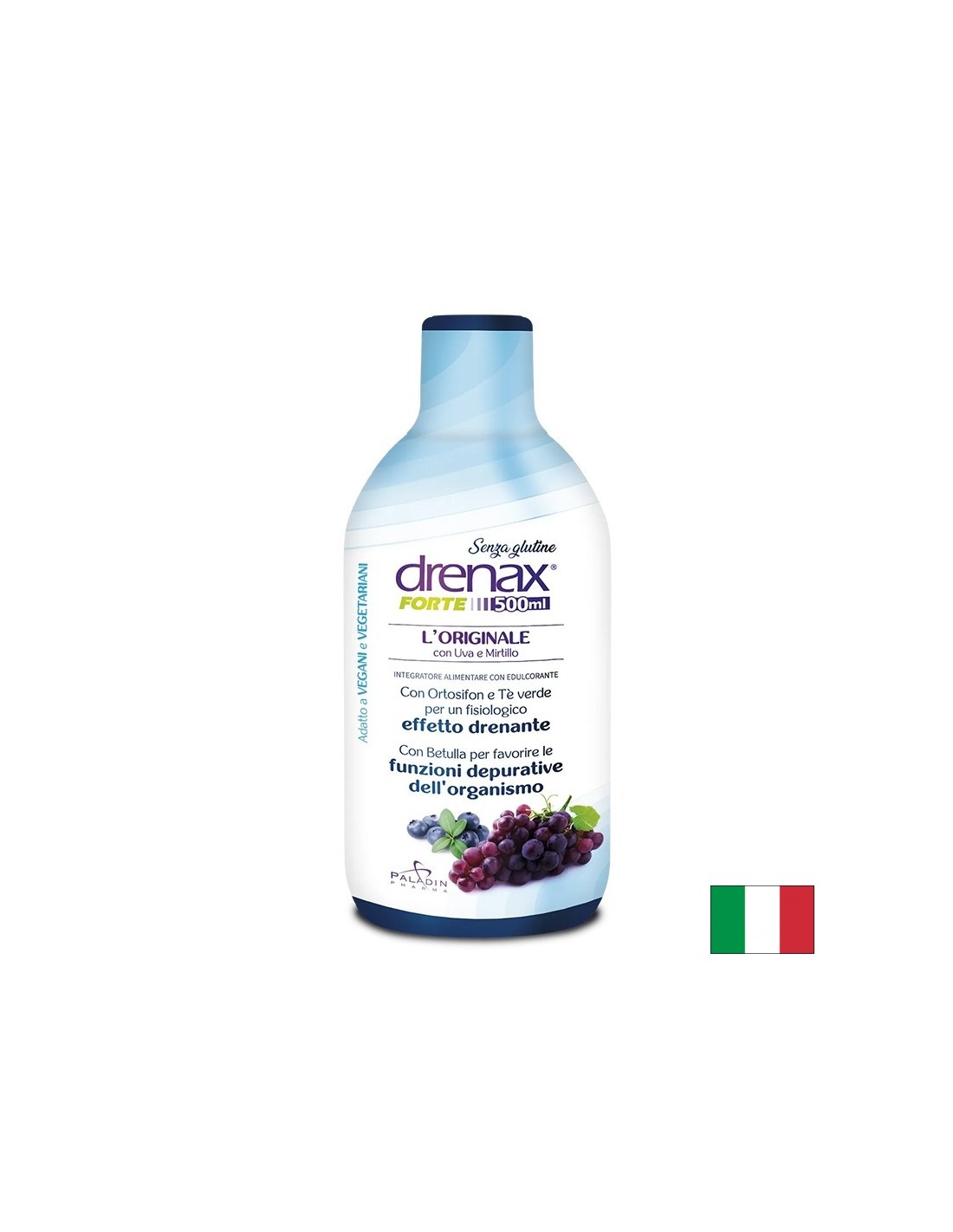 Диуретична формула с гроздово семе и синя боровинка Дренакс - Drenax® Forte 500 ml, 16 дози