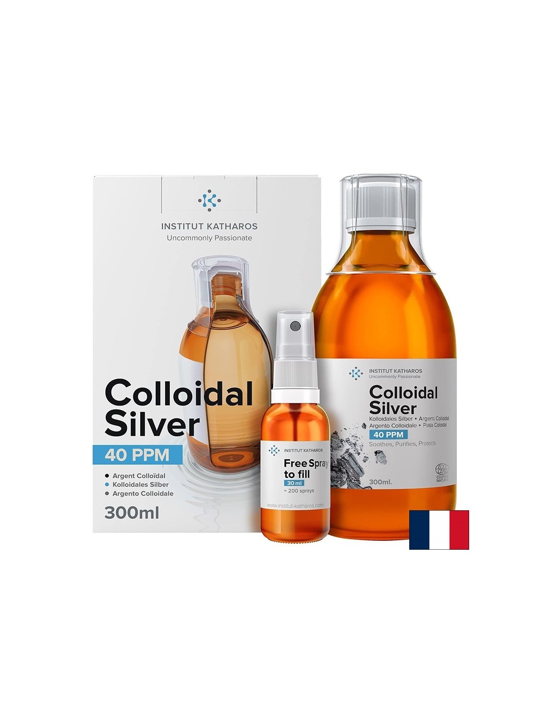 Колоидно сребро 40 PPM 300 ml