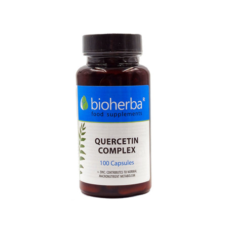 БИОХЕРБА КВЕРЦЕТИН КОМПЛЕКС 100 капсули / Bioherba Quercetin complex  * 100
