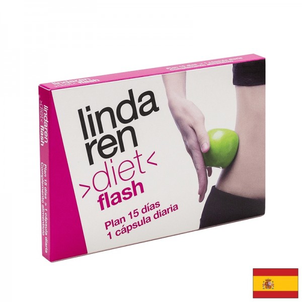 15-дневна програма за отслабване - Flash Plan 15 dias Lindaren, 15 капсули