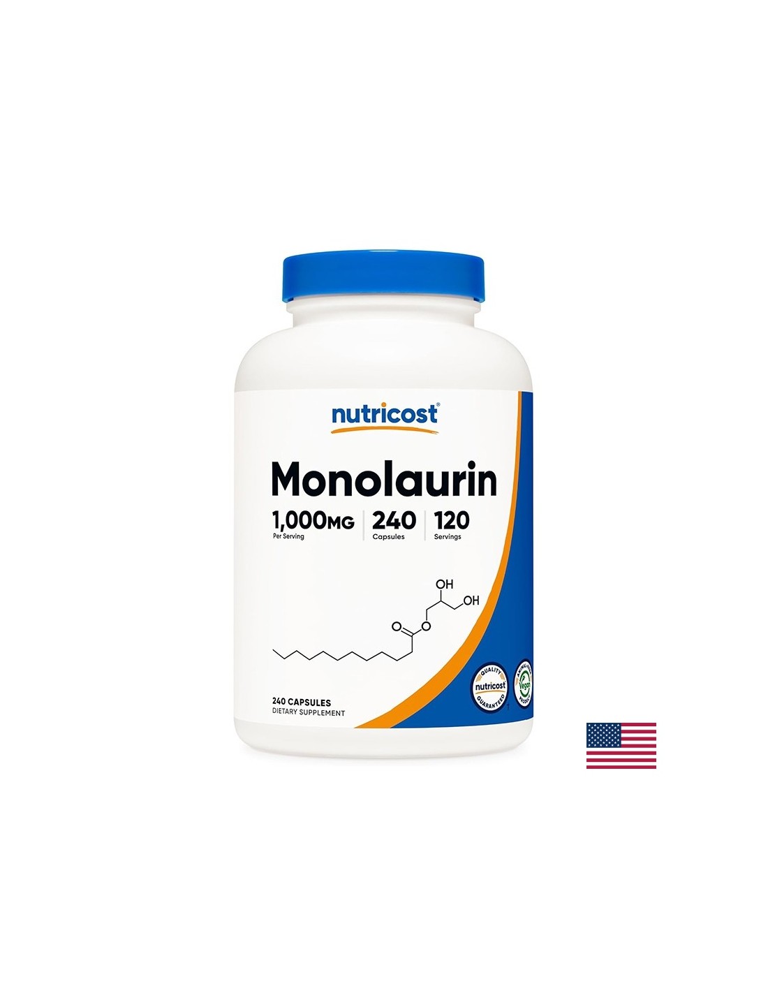 Имунитет, защита от инфекции Монолаурин 500 mg х 240 капсули