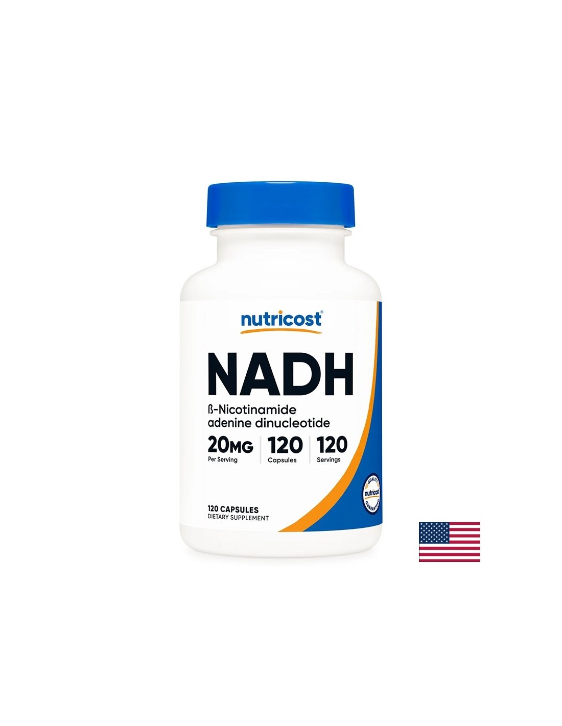 NADH (β-никотинамид аденин динуклеотид) Фокус и умствена енергия, 20 mg 120 капсули