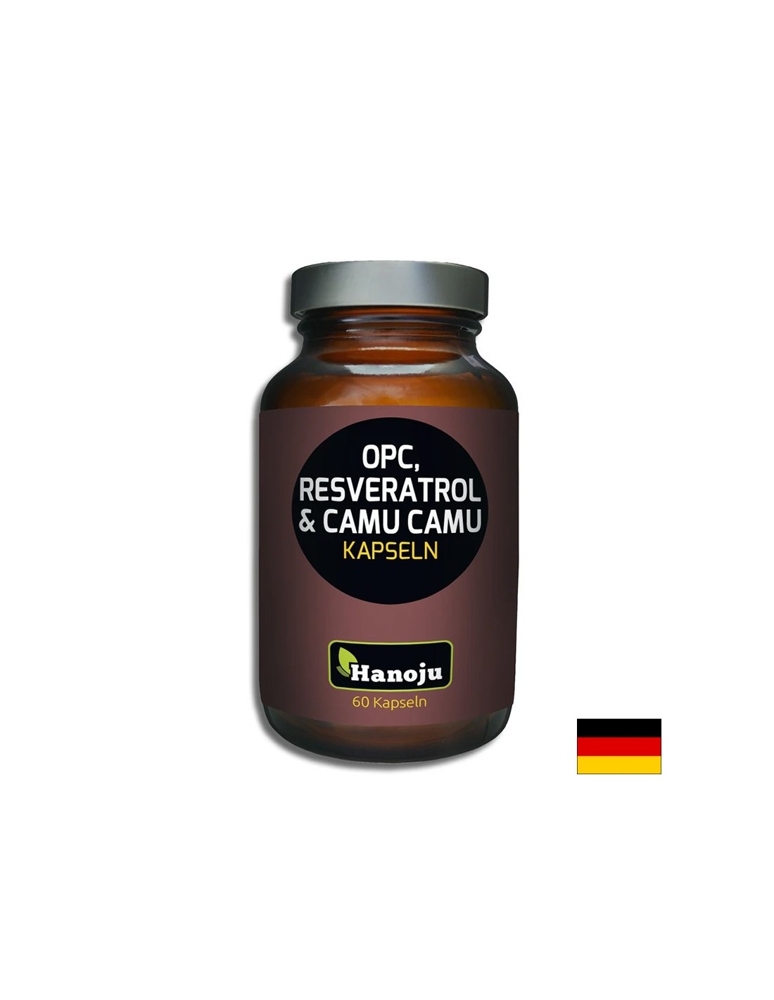 OPC 120 mg + Ресвератрол 200 mg + Каму каму 400 mg Антиоксидантна защита и анти-ейдж подкрепа 60 капсули