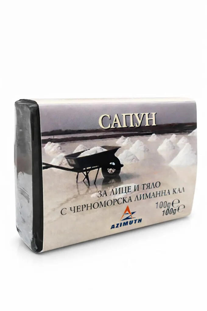 Натурален сапун с черноморска лиманна кал AZIMUTH, 100гр