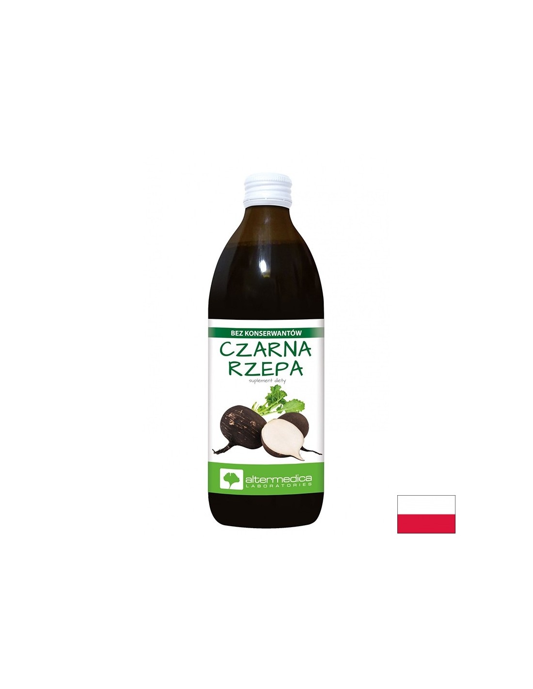 Сок от черна ряпа + Витамин C 120 mg Имунна защита и спокойно дишане 500 ml, 10 дози