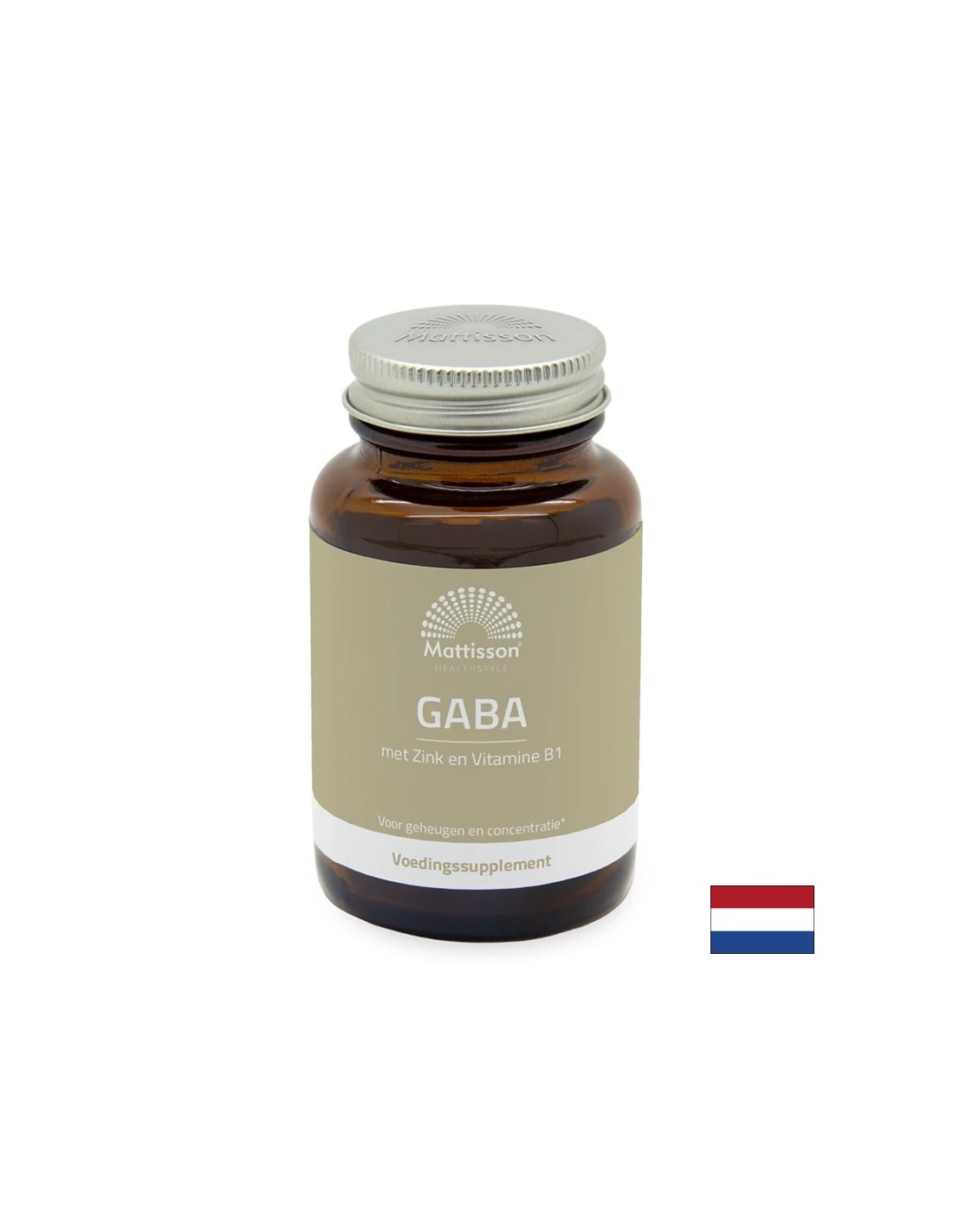 Стрес и добро настроение ГАБА 1000 mg + Цинк и Витамин В1 60 таблетки