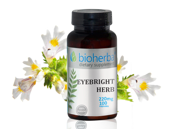Очанка 220 мг, 100 капсули Eyebright herb
