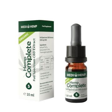 MediHemp complete био конопено масло 5%, 500 mg, 10 ml