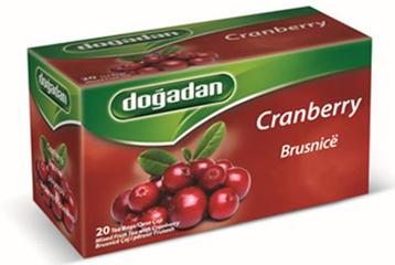 Doğadan Плодов Чай микс  с червена боровинка * 20 /Doğadan Mixet Fruit Tea with Cranberry *  20