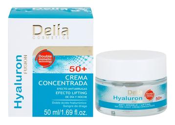 DELIA COSMETICS Hyaluron Fusion 50+ Стягащ крем против бръчки