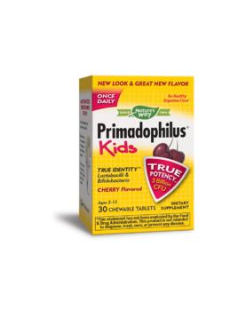  Primadophilus Kids Примадофилус Кидс 3 млрд. активни пробиотици х 30 дъвчащи таблетки 