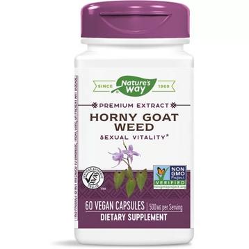 ЕПИМЕДИУМ капсули 500 мг * 60 NATURE'S WAY/  Horny goat weed 500 mg * 60 capsules