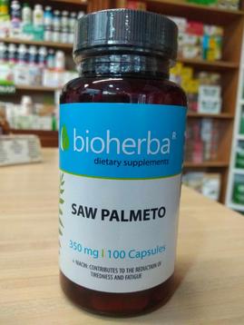 Сау Палмето 350 мг, 100 капсули Saw palmetto