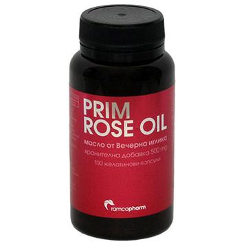 МАСЛО ОТ ВЕЧЕРНА ИГЛИКА капсули 500 мг. * 100 РАМКОФАРМ / Prim Rose oil 500 ml * 100 