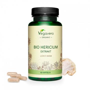 Hericium Bio Extrakt Херициум (Лъвска грива) БИО екстракт 60 капсули, 100 % Vegan
