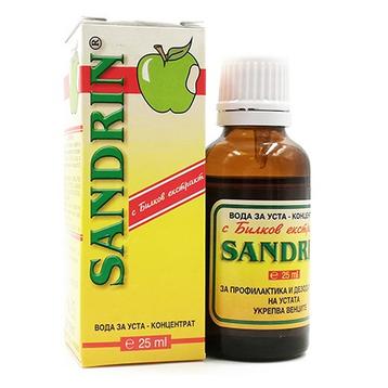 Сандрин, вода за уста, концентрат, 25 мл./ Sandrin 25 ml 