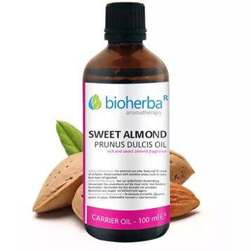 БИОХЕРБА МАСЛО ОТ СЛАДЪК БАДЕМ 100 мл/ Bioherba Sweet almond carrier oil 100 ml
