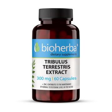 БИОХЕРБА ТРИБУЛУС ЕКСТРАКТ капсули 300 мг. * 60 (BIOHERBA TRIBULUS TERRESTRIS EXTRACT) БАБИНИ ЗЪБИ